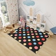 thumbnail image 3 of Polka Dot Rug Kids Room - 4x6 Rug - Polka Dot Rug - Cute Multicolor Dots Area Rug - Girls Colorful Dot Rugs - Geometric Carpet, 3 of 7