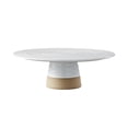 thumbnail image 4 of Better Homes & Gardens Abbott Exposed Clay Stoneware Pedestal Cake Stand, White Speckled, 3.52lbs, 12.24 in width, 4 of 6