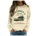 thumbnail image 2 of Christmas Farm Sweatshirts for Women 2025 Long Sleeve Crewneck Xmas Holiday Graphic Sweatshirt Pullover Tops, 2 of 5