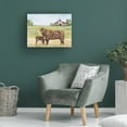 thumbnail image 2 of Canvas Wall Art - Jean Plout 'Highland Cow and Calf' Wall Art for Living Room, Bedroom, or Office Décor by Trademark Fine Art - 24 x 18 Inches, 2 of 4