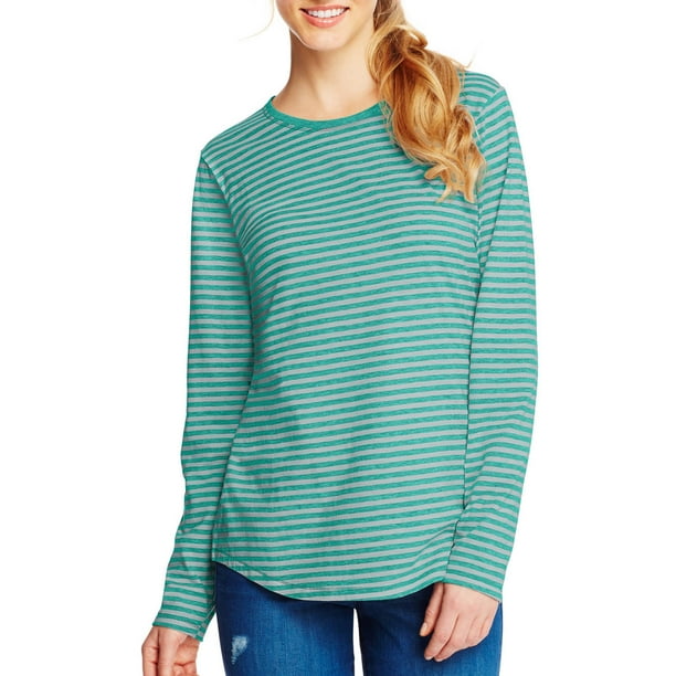 striped long sleeved shirt