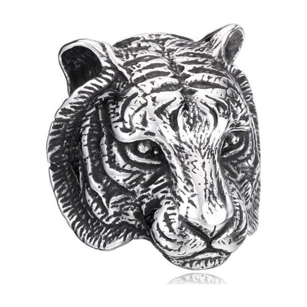 Minnieouse Anillo de hombre Cool Animal decorativo Casual mano joyería ropa decoración círculo exquisito elegante pareja cumpleaños artesanía Ropa, zapatos y accesorios Miscelánea talla 7