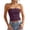 Dark Purple, variant on Women's Bandeau Tube Top with Built-in Cups, Strapless Off Shoulder Summer Top with Removable Padding, Y2K Sleeveless Cami for Teen Girls Daily Going Out Khaki