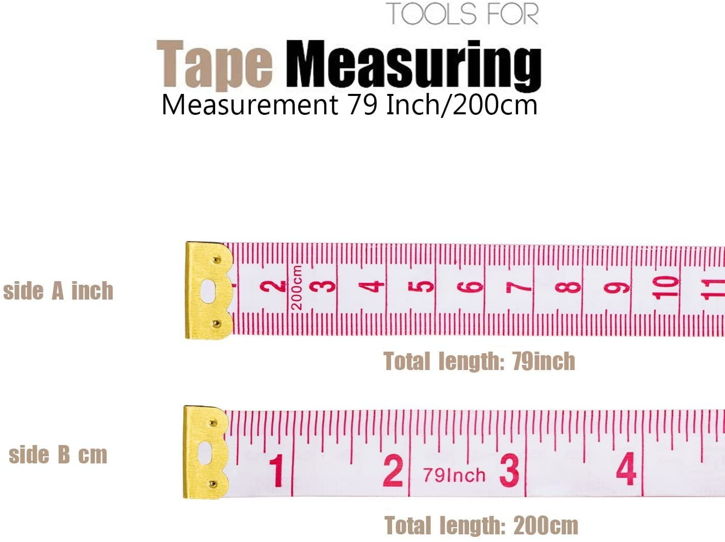 60" Body Measuring Tape Ruler Sewing Cloth Tailor Measure Soft 2020 Flat L8W5 