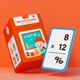 thumbnail image 1 of PEONAVET Mental Arithmetic Cards 5ml Mathematical Thinking Training Cards Addition Subtraction Multiplication and Division Tables Children's Enlightenment Teaching, 1 of 1