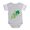 Heather Gray, variant on CafePress - SHAMROCK SWIRL - Cute Infant Baby Football Bodysuit