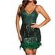 thumbnail image 1 of Elegante vestido de fiesta con lentejuelas sin mangas para mujer, vestidos formales OAVQHLG3B Store lin121212, 1 of 5