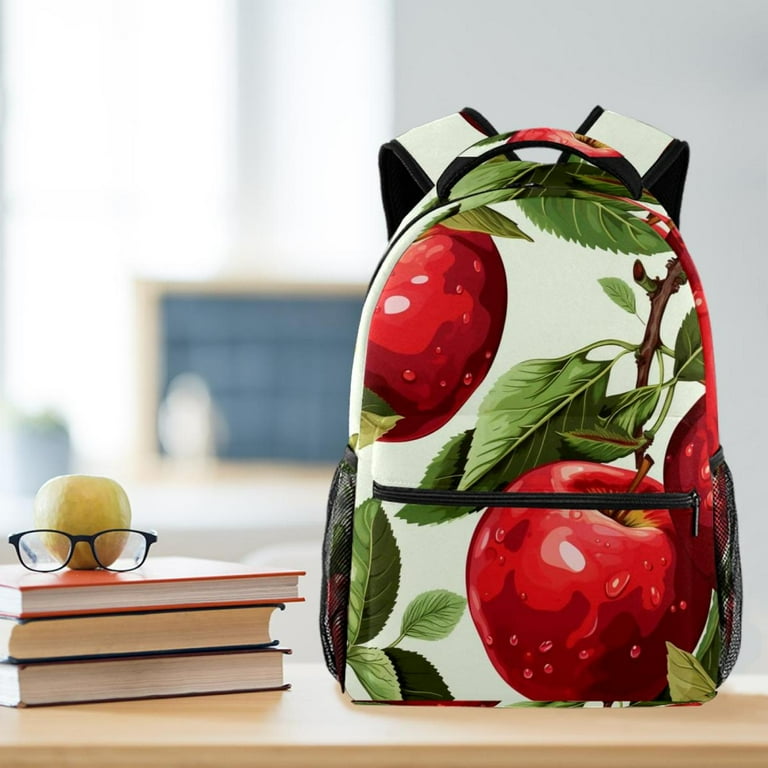 Apple Backpack Cute Bookbag Durable Daypack for Girl Boy Walmart