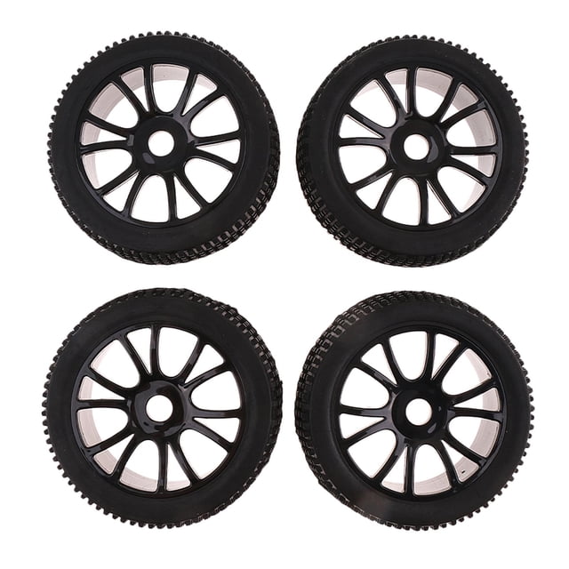 4x llantas y Neumáticos perfecl 17 mm Hub color Negro para 1:8 RC Coche Vehículo Todoterreno HSP HPI