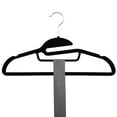 thumbnail image 7 of Simplify 24 Pack Velvet Ultimate Shirt Hanger in Black, 7 of 7