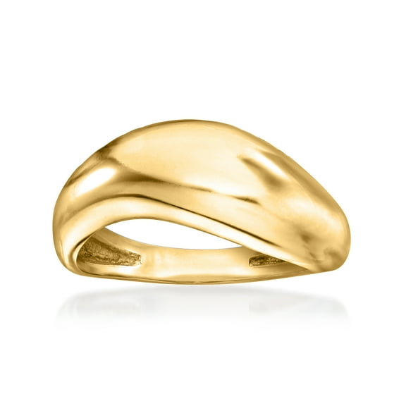 Ross-Simons 18kt Gold Over Sterling Sculptural Ring, Women's, Adult