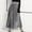 02 Silver, variant on Awdenio Skirt for Women Plus Size Women's Plain Satin Pleated Skirt Large Versatile Skirt
