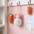 thumbnail image 6 of Handmade Crochet Bunny Egg Decor, Knitted Spring Home Decor, Soft Tabletop Ornaments for Festive or Seasonal Display, 6 of 6