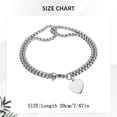 thumbnail image 3 of Chain Bracelet for Women Men, Stainless Steel Bracelets, Minimalist Chain Jewelry, Fashion Accessories, Gift for Mom, Wife, Valentine's Day, 3 of 5