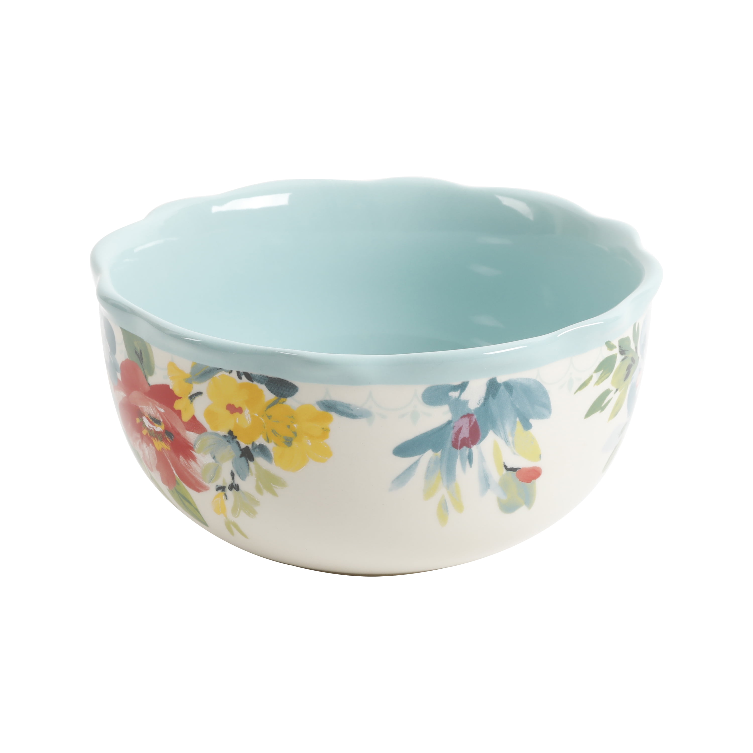 The Pioneer Woman Sweet Romance Ceramic Bowl, Blue