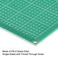 thumbnail image 4 of Uxcell PCB Board Single Sided Prototyping Boards Plated Through Holes 100mmx150mm, 6 Count, 4 of 5