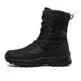 thumbnail image 2 of Botas militares para hombre, antideslizantes, de cuero, para uso exterior, estilo militar, 2 of 6