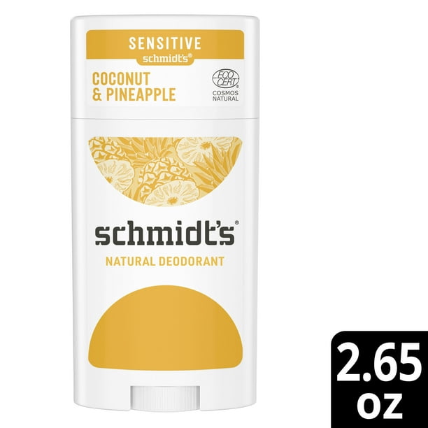 Natural Sensitive Deodorant Stick Pineapple 2.65 OZ - Walmart.com