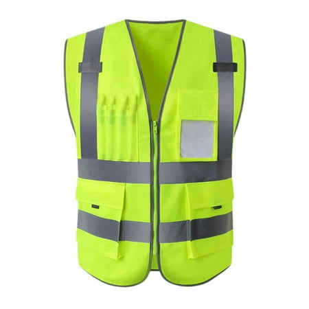 

High Visibility Reflective Safety Vest Fluorescent Clothes XL