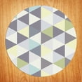 thumbnail image 3 of ZOUSSIQI Non-slip Round Chair Mat Sitting Pad Area Rugs Washable Rug Living Room Bedroom 60cm JU316-108309, 3 of 8