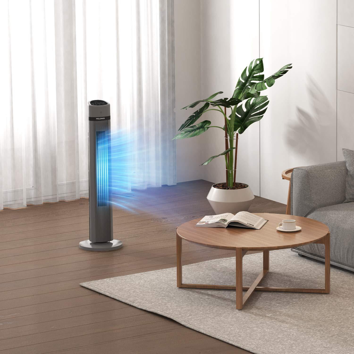 Pelonis 40 Oscillating Tower Fan with Remote, 3-Speed Settings with  3-Modes, Black - Walmart.com