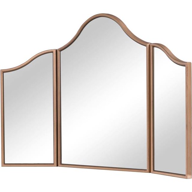 Dressing Mirror Gold Paint - Hand Rubbed, Antique Gold - 39 x 24 in.