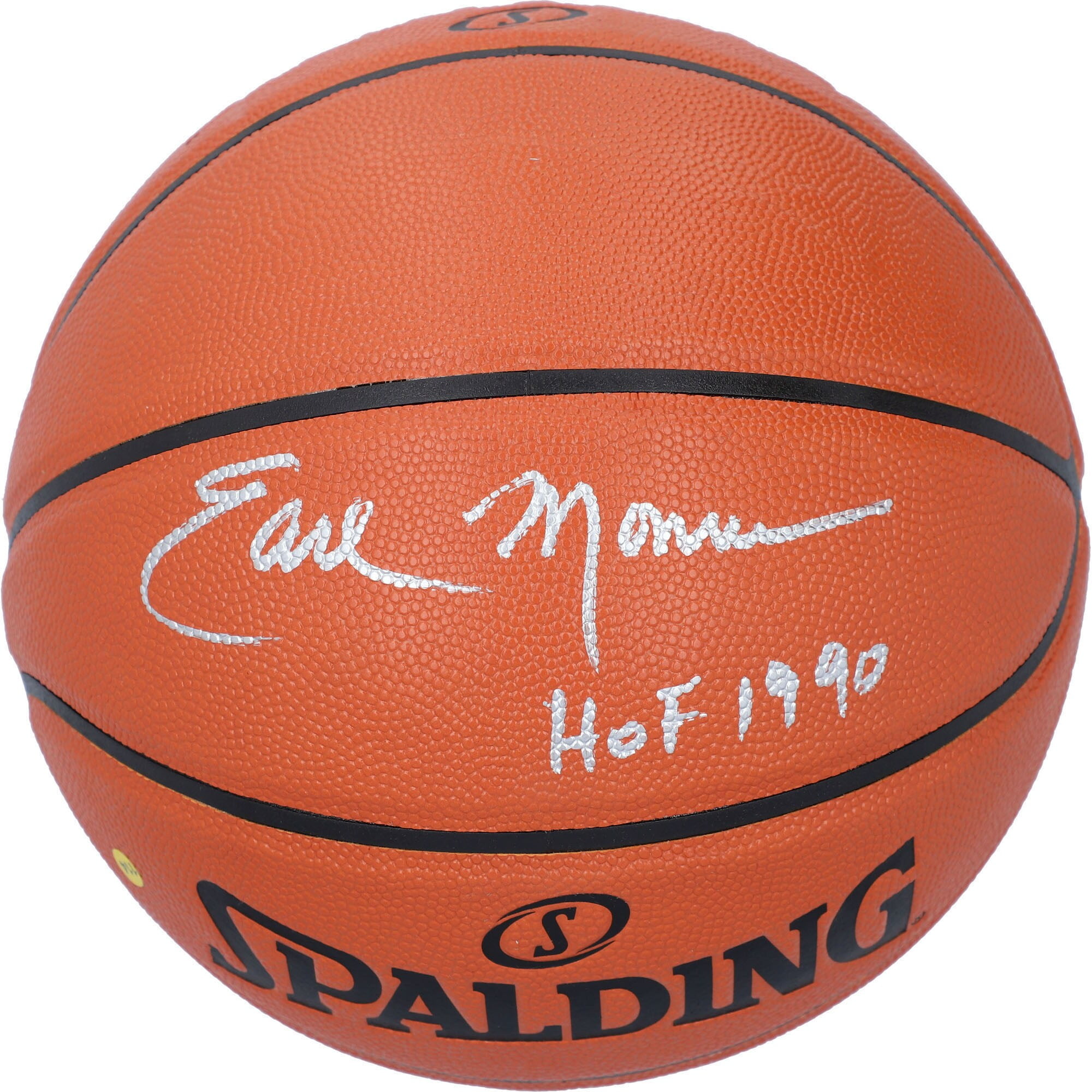 Earl Monroe New York Knicks Autographed Spalding Indoor/Outdoor