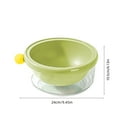 thumbnail image 3 of Dvkptbk Plastic Drain Basket 8 Inches Kitchen Organizer Basket Food Safe Plastic Drainer Space Saving Storage Container for Vegetables Utensils Sturdy Design Easy Clean Multi Purpose Use, 3 of 6