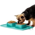 thumbnail image 1 of Plato para Mascotas Bluelander 2 Tazones Verde Bluelander, 1 of 4