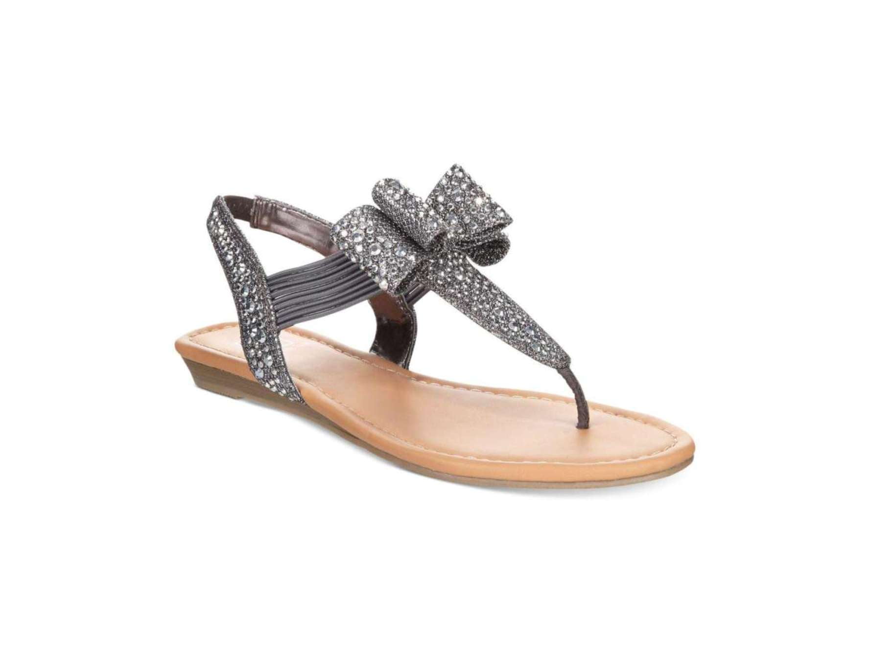 material girl ginnie flat sandals