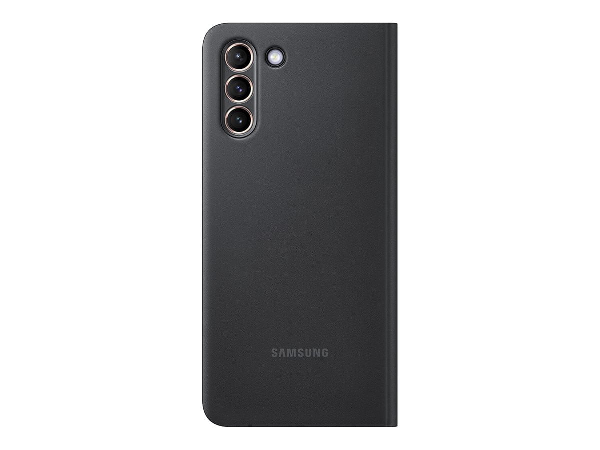 Samsung S View EF-ZG996 - Flip cover for cell phone - black - for Galaxy S21+ 5G