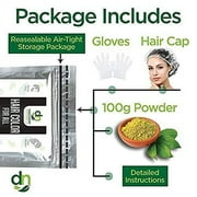 Blue Henna Hair Color For All Kit | 100% All Natural Indigo Powder Hair Dye & Beard Dye (Indigo Dark Blue) Organic, Herbal & Vegan Chemical & Cruelty Free Permanent Gray Coverage & Tinting