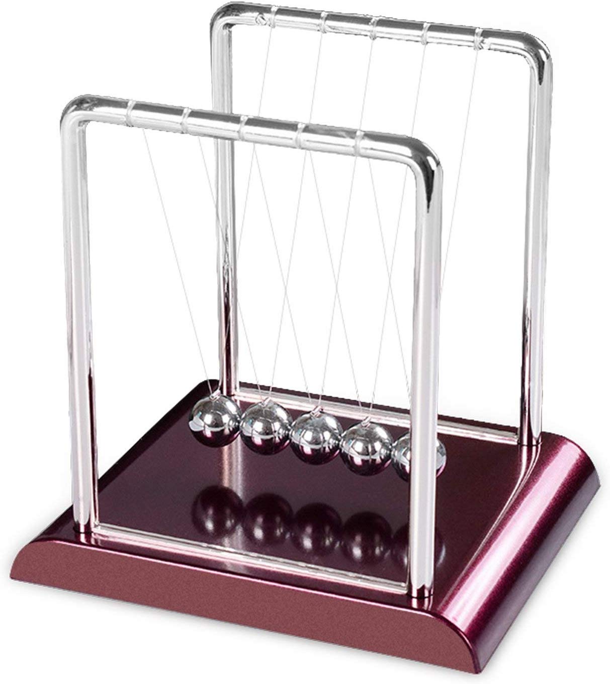 Duokon Steel Balance Swinging Magnetic Ball Cradle Physics Science Pendulum Desk Fun Toy Gift