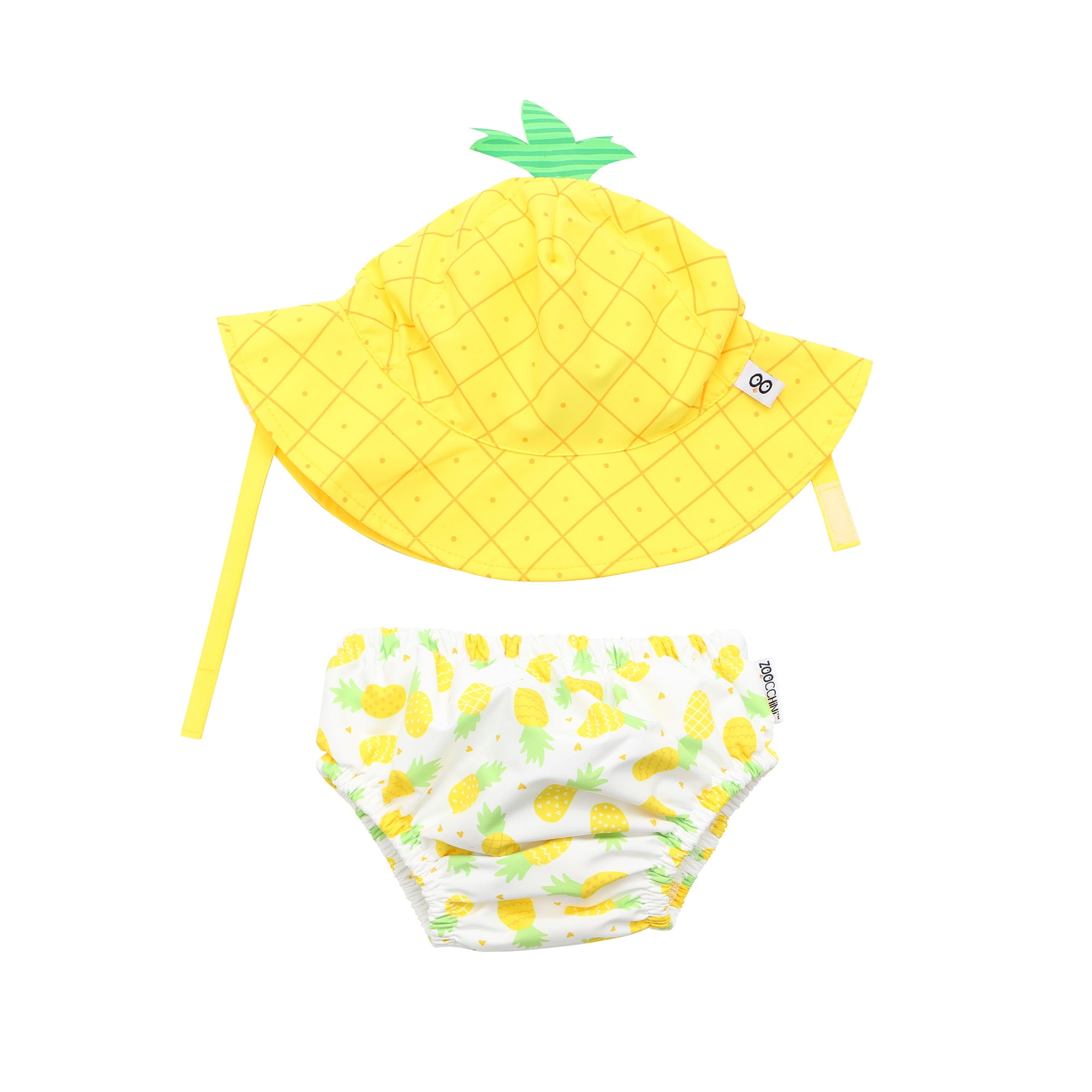 ZOOCCHINI - Ensemble Couche de Bain + Chapeau de Soleil pour Bébé