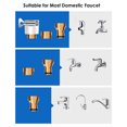 thumbnail image 5 of US-Standard Expandable Garden Hose with Nozzle Connector - Blue Polyester-Latex-Metal Magic Hose, 15m Length After Water Injection for Watering & Car Washing, 5 of 5