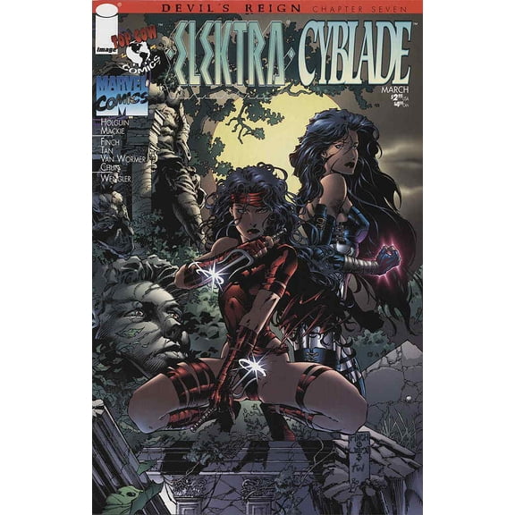 Elektra/Cyblade #1 VF ; Image Comic Book