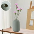 thumbnail image 5 of Ceramic Flower Vase for Home Decor, Elegant Matte Finish Tabletop Vase, Perfect for Fresh & Artificial Flowers, Wedding Centerpiece, Housewarming Gift, Sturdy & Stylish Decorative Vase (10x17.5cm), 5 of 6