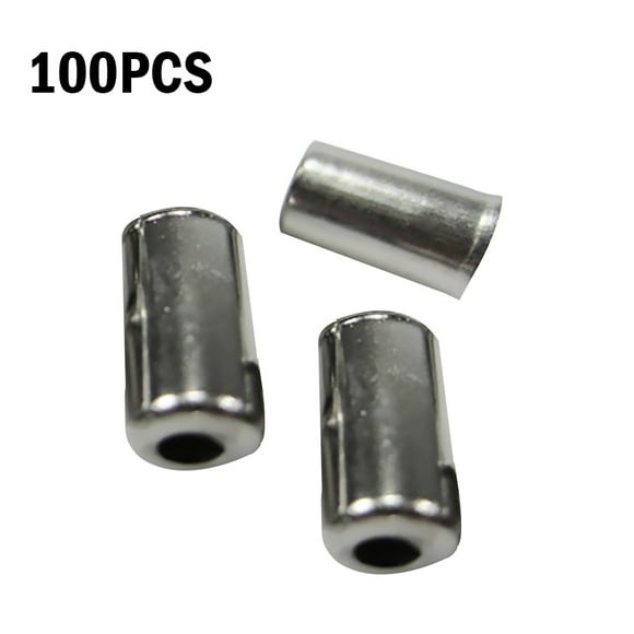 100pcs Mountain Bicycle Line Tube Cap Metal Gearbox Bike cap Metal bicycle Brake Wire Cap Cycling Accessories
