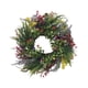thumbnail image 2 of Corona de flores silvestres de Texas, corona de primavera y verano, simulación de puerta principal, corona de flores secas, ranúnculo, planta verde fresca, flor eterna, 2 of 7