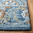 thumbnail image 3 of SAFAVIEH Blossom Dima Damask Area Rug, Navy/Yellow, 5' x 8', 3 of 5