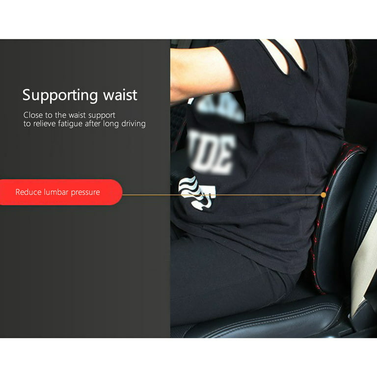 Car Electric Massage Cushion Lumbar Support Lumbar Massage Car Seat Back  Support Waist Cushion