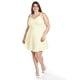 thumbnail image 1 of Vestido con bordado de flores Roman Fashion /Tallas Extras, 4129 (Amarillo) amarillo 38, 1 of 6