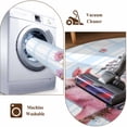 thumbnail image 6 of Spring Will Always Come Runner Rugs 2x6 ft Funny Pig Rustic Wildflower Blue Stripes Washable Hallway Rugs Non-Slip Floor Mats Absorbent Carpet Bedside Runners for Bedroom Kitchen Laundry Room, 6 of 9