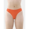 thumbnail image 5 of No Boundaries Women's Fit Stretch Thong Panties, 3-Pack, Sizes XS - 3XL, 5 of 6