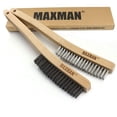 thumbnail image 1 of Juego de cepillos de alambre MAXMAN Heavy Duty de acero al carbono e inoxidable, 1 of 8