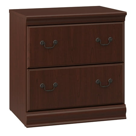 Bush Furniture Birmingham Lateral File Cabinet in Harvest (Best Hardware For Cherry Cabinets)