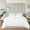 White, variant on Roch Linen Lightweight All Season Down Alternative Comforter - 100% Cotton and Soft Quilted Duvet Insert, Cooling Comforter for Warm Weather/Hot Sleepers -(Full/Queen, White)