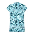 thumbnail image 4 of cocolona Womens Summer Silk Satin Tops Plus Size V Neck Short Sleeve T-shirt Fashion Casual Cute Print Tees Blouses, 4 of 6