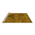 thumbnail image 2 of Ahgly Company Machine Washable Indoor Rectangle Oriental Yellow Industrial Area Rugs, 5' x 7', 2 of 4