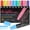 Soft color, variant on NUAHRHY 10 Colors Jumbo Markers, 0.59" Felt Tip Large Acrylic Paint Graffiti Markers, Permanent Graffiti Pens for Coloring Gifts, Poster Outdoor Signs Stone Ceramic Canvas Painting, Soft Color